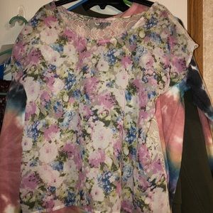 floral blouse